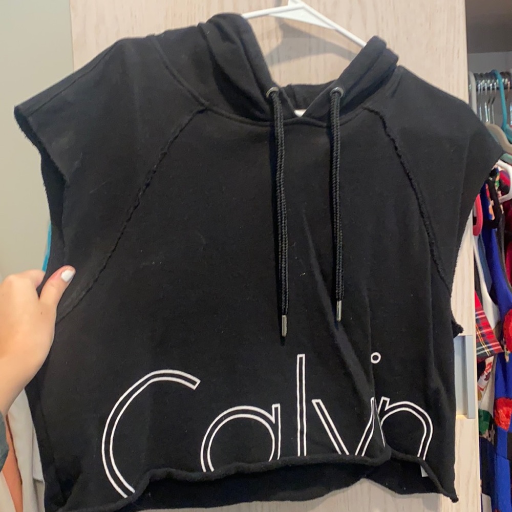 Calvin Klein cropped hoodie